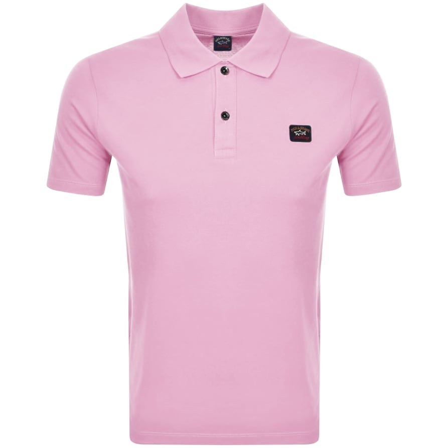 Alternative Image for ProductPaul And Shark Short Sleeved Polo T Shirt Pink1
